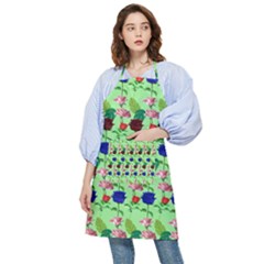 Rose Lotus Pocket Apron