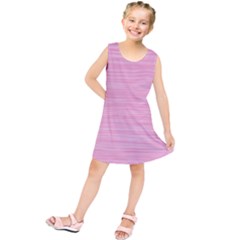 Pink Knitted Pattern Kids  Tunic Dress by goljakoff