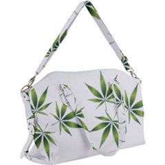 Cannabis Curative Cut Out Drug Canvas Crossbody Bag by Dutashop