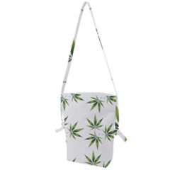 Cannabis Curative Cut Out Drug Folding Shoulder Bag by Dutashop