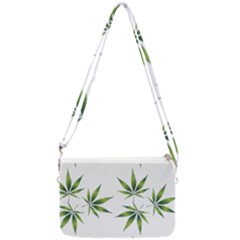 Cannabis Curative Cut Out Drug Double Gusset Crossbody Bag by Dutashop