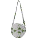 Cannabis Curative Cut Out Drug Crossbody Circle Bag View1