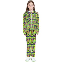 Smiley Background Smiley Grunge Kids  Tracksuit by Dutashop