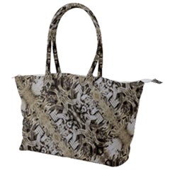 Vintage Ornate Interlace Pattern Canvas Shoulder Bag by dflcprintsclothing