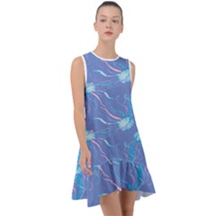 Jelly Fish Frill Swing Dress