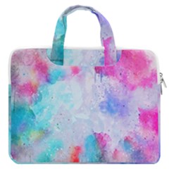 Rainbow Paint Macbook Pro Double Pocket Laptop Bag (large) by goljakoff