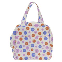 Multicolored Circles Boxy Hand Bag by SychEva