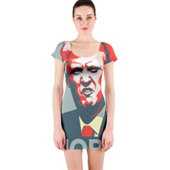 Trump Nope Short Sleeve Bodycon Dress by goljakoff