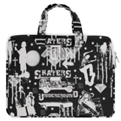 Skater-underground2 Macbook Pro Double Pocket Laptop Bag by PollyParadise