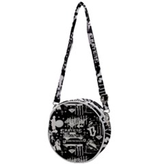 Skater-underground2 Crossbody Circle Bag by PollyParadise