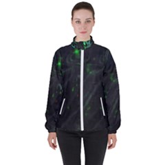 Alien2 Women s High Neck Windbreaker by PollyParadise