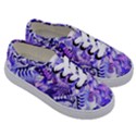 Weeping Wisteria Fantasy Gardens Pastel Abstract Kids  Classic Low Top Sneakers View3