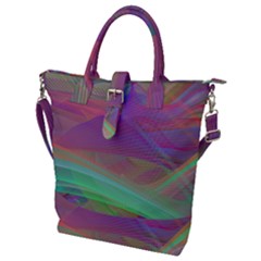 Color Winds Buckle Top Tote Bag by LW41021