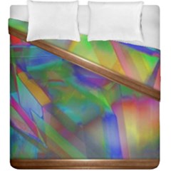 Prisma Colors Duvet Cover Double Side (king Size) by LW41021