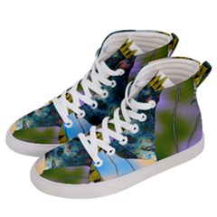 Jungle Lion Women s Hi-top Skate Sneakers by LW41021