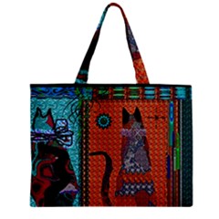 Cats Zipper Mini Tote Bag by LW41021