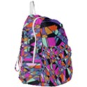 Abstract Foldable Lightweight Backpack View3