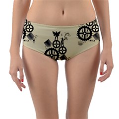 Angels Reversible Mid-waist Bikini Bottoms by PollyParadise