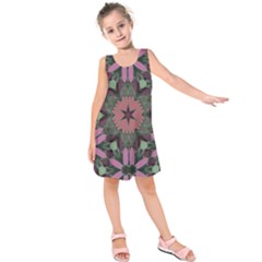 Tropical Island Kids  Sleeveless Dress by LW323