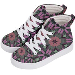 Tropical Island Kids  Hi-top Skate Sneakers by LW323