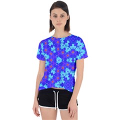 Blueberry Open Back Sport Tee by LW323