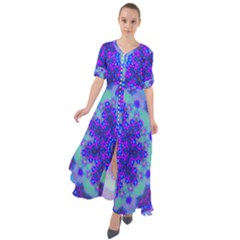 New Day Waist Tie Boho Maxi Dress