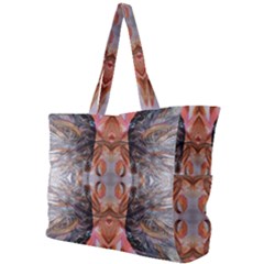 Abstract Marbling Symmetry Simple Shoulder Bag by kaleidomarblingart