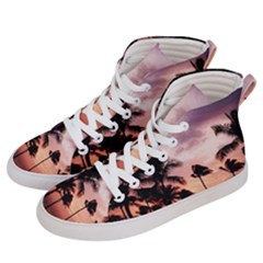 Palm Trees Men s Hi-top Skate Sneakers by LW323