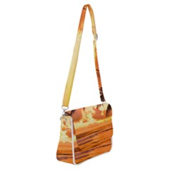 Sunset Beauty Shoulder Bag With Back Zipper by LW323