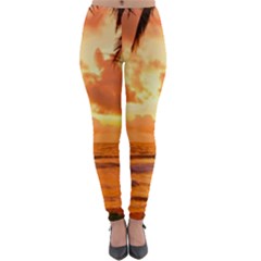 Sunset Beauty Lightweight Velour Leggings by LW323