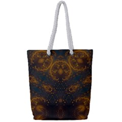 Sweet Dreams Full Print Rope Handle Tote (small) by LW323