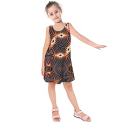 Fun In The Sun Kids  Sleeveless Dress by LW323