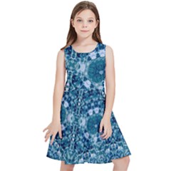 Blue Heavens Kids  Skater Dress by LW323