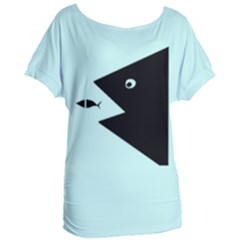 Fish  Women s Oversized Tee by grafikamaria