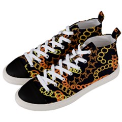 Chains, Abstract  Men s Mid-top Canvas Sneakers by UniqueThings