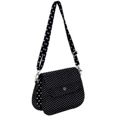 Stars On Black Ink Saddle Handbag by goljakoff