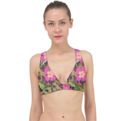 Jungle Floral Classic Banded Bikini Top