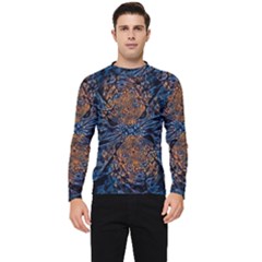 Fractal Galaxy Men s Long Sleeve Rash Guard by MRNStudios