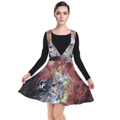 Space Plunge Pinafore Dress by LW323