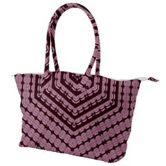 Burgundy Canvas Shoulder Bag by LW323