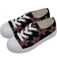 Metatron Cube Kids  Low Top Canvas Sneakers by gloriasanchez