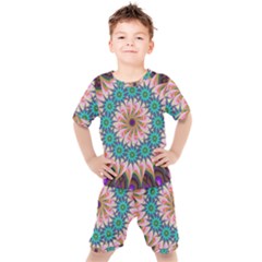 Mandala Kids  Tee And Shorts Set by SoLoJu