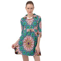 Mandala Mini Skater Shirt Dress by SoLoJu