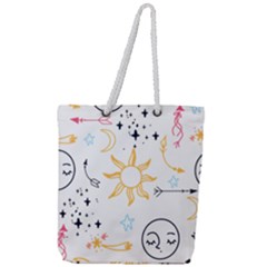 Pattern Mystic Full Print Rope Handle Tote (large) by alllovelyideas