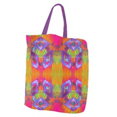 Glitch Futuristic Punk  Giant Grocery Tote by gloriasanchez