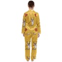 Corgi And Coffee Satin Long Sleeve Pajamas Set View2