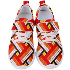 Pop Art Mosaic Women s Velcro Strap Shoes by essentialimage365