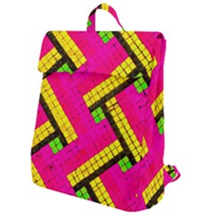 Pop Art Mosaic Flap Top Backpack by essentialimage365