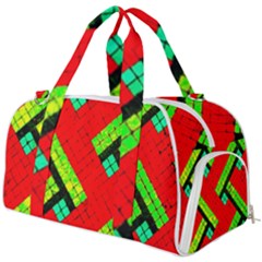 Pop Art Mosaic Burner Gym Duffel Bag by essentialimage365