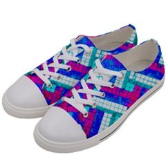 Pop Art Mosaic Men s Low Top Canvas Sneakers by essentialimage365